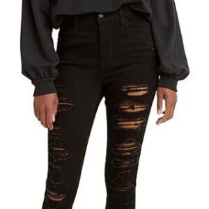 Levi's 720 High-Rise Super Skinny (Black)